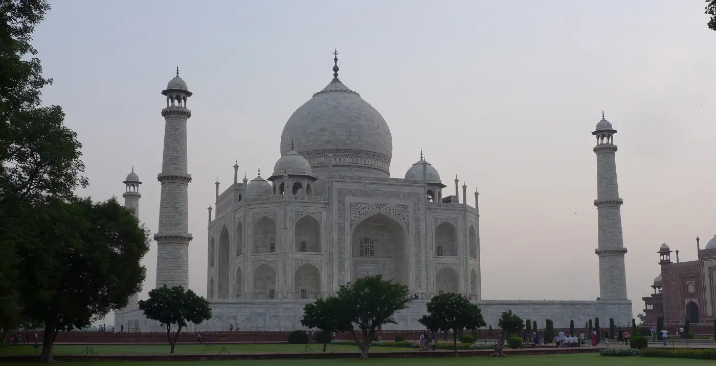 Taj Mahal view from Agra